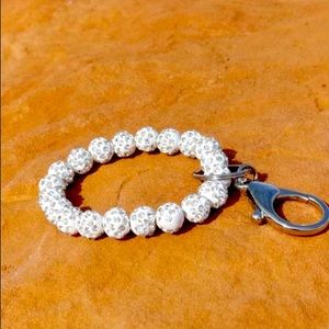 Beautiful Rhinestone Bracelet(White)
